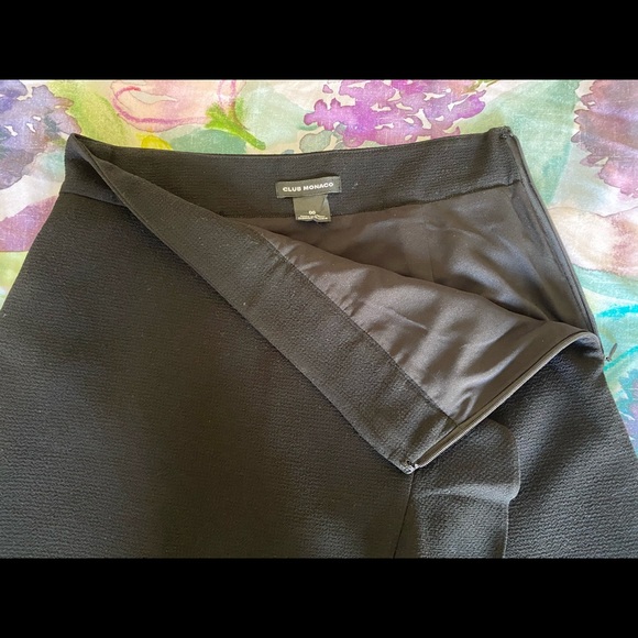 Club Monaco black mini skirt - Picture 4 of 4